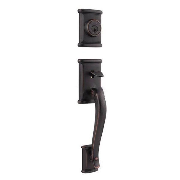 Ashfield Exterior Double Cylinder Handleset Trim